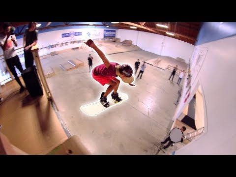 TAKING A SNOWBOARD OFF THE BRAILLE DROP!