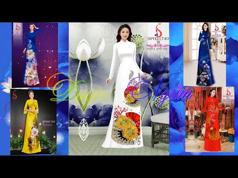 Nét đẹp DUYÊN NGẦM khi mặc 30 kiểu áo dài mới nhất 2021 Vải Áo Dài S