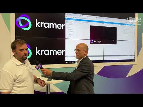 ISE 2022: Kramer Demos the Easy, Drag-and-Drop Programming for Its Cloud-Based Control System