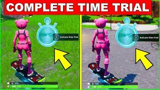 Complete A Time Trial East Of Pleasant Park Or South West Of Salty Springs Location Fortnite
