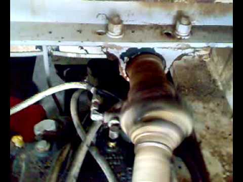 Power take off (PTO) tulsa winch / Clark Power shift on a Kenworth 953