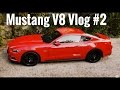 2017 ford mustang gt v8 vlog 2 day 2 stock exhaust sound