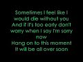 Pleads And Postcards - The Red Jumpsuit Apparatus (with lyrics)