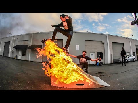 Highest Wallride on Electric Skateboard Challenge!