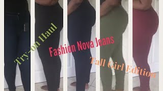 Fashion Nova Jeans Try On Haultall Girl Edition