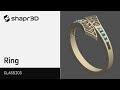 3D modeling a ring on iPad with Shapr3D