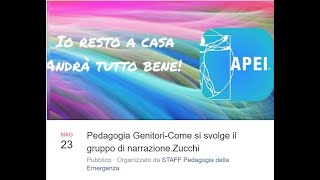 Pedagogia dei Genitori - Come si svolge il gruppo di narrazione. Zucchi, Moletto Tarracchini.