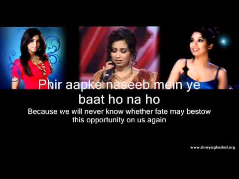 Shreya Ghoshal - Lag Ja Gale (lyrics)