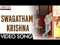 Swagatham Krishna Full Video Song |Agnyaathavaasi || Pawan kalyan,Trivikram Hits | Aditya Music