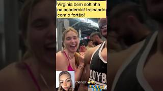 Virginia Fonseca Soltinha Na Academia Treinado Com O Fortão