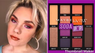 Drugstore Makeup Tutorial Maybelline Soda Pop Eyeshadow Palette