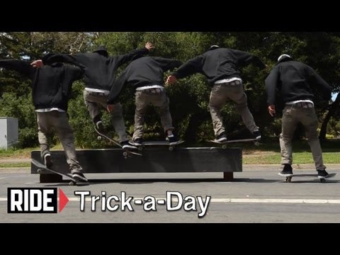 How-To Fakie Ollie 50-50 With Adrian Williams - Trick-a-Day