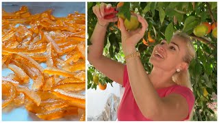 Цитрусовый Рай - Готовим Цукаты Из Апельсиновых Корочек Из Нашего Урожая