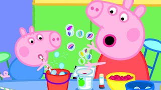 Peppa Pig Makes Music Instrument with Marbles | Peppa Pig  Family Kids Cartoon