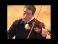 J. S. Bach: Partita for solo violin in b minor, 3rd mov.: Sarabanda-Double (Kristóf Baráti)