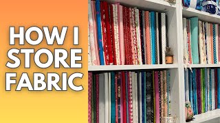 How Do I Fold My Fabric Quilting Organization Tips