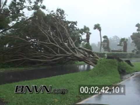 Hurricane Frances Video, Fort Pierce, FL and Hutchinson Island, FL Part 7
