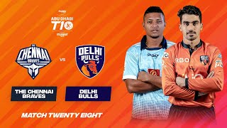 Match 28 HIGHLIGHTS | The Chennai Braves vs Delhi Bulls | Day 12 | Abu Dhabi T10 Season 5