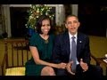 Michelle y Barack Obama envían saludo navideño a través de YouTube