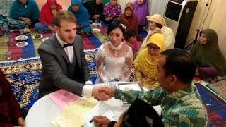 Akad nikah bule bisa lancar bahasa indonesia