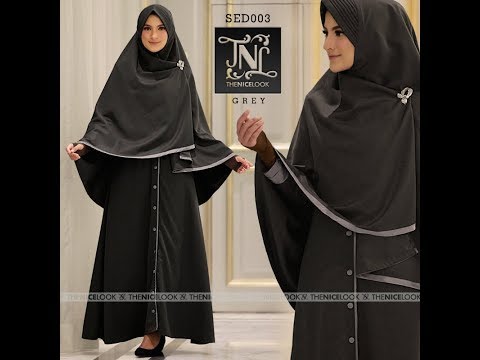Gambar Elzatta Gamis Kancing Depan