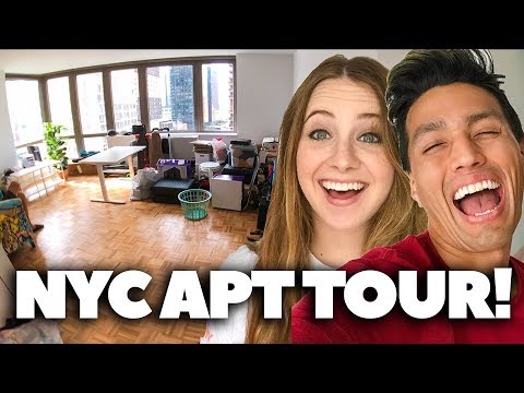 OUR FIRST NYC APARTMENT!! *Manhattan 1 Bedroom 2017*