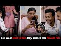 Girl Wear Skirt in Bus, Boy Clicked Her Private Pics | This is Sumesh Productions