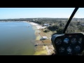 Landing on an Extremely Small Dock in a Robinson R22