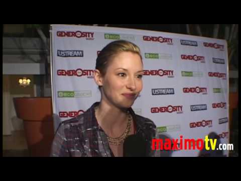 Chyler Leigh Interview at the 2nd Annual Night of Generosity