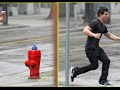 Taylor Lautner: Fire Hydrant Hop! (justJared.com)