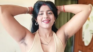 Desi Hot Woman Trying Sleeveless Saree Youtube On Fire