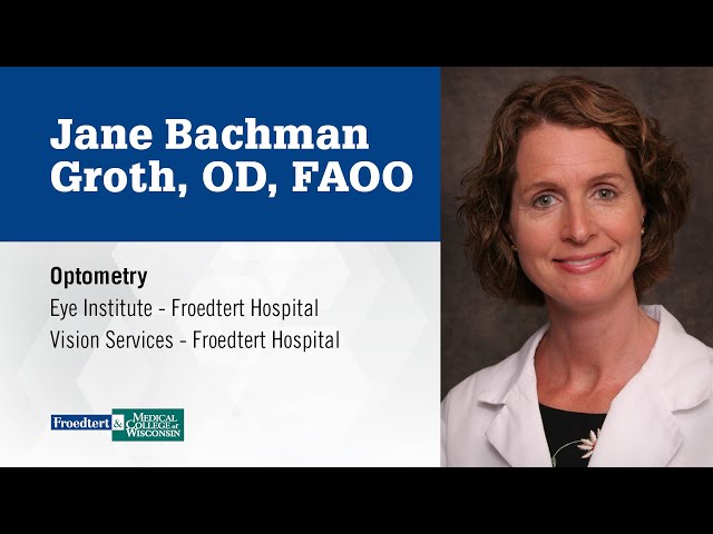 Watch Jane Bachman Groth, optometrist on YouTube.