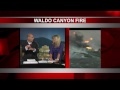 Houses on fire in Waldo Canyon Fire