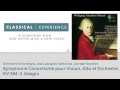 Wolfgang Amadeus Mozart : Symphonie Concertante pour Violon, Alto et Orchestre - ClassicalExperience