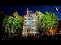 La fantasía de Gaudí cobra vida con un mapping en la Casa Batlló