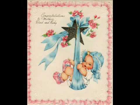 Vintage Greeting Card Images New Baby Volume 1