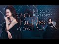 Để Cho Em Khóc - Vy Oanh | Karaoke Remix 2022