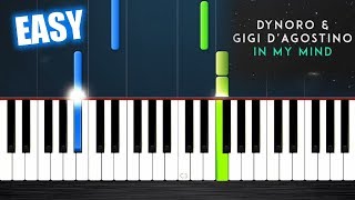 Dynoro, Gigi D'Agostino - In My Mind - EASY Piano Tutorial by PlutaX