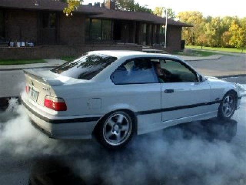 BMW E36 M3 Burnout 044 What school has burnout contests