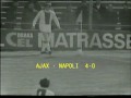 Ajax - Napoli 4-0, coppa uefa 1969-70, 8° finale