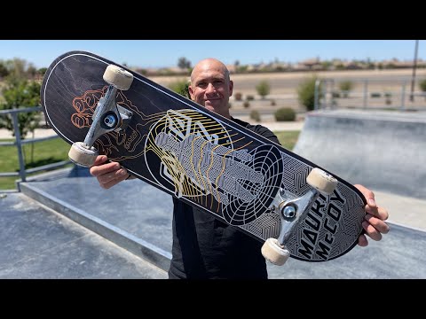 8.25 MAURIO MCCOY VX DECK PRODUCT CHALLENGE w/ ANDREW CANNON! | Santa Cruz Skateboards