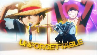 [4k] Luffy & Zoro [AMV/Edit] - (Unforgettable)