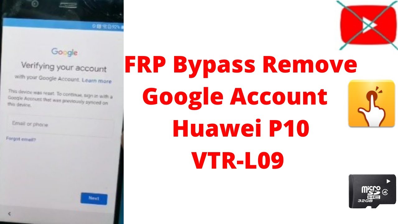FRP Bypass Huawei P10 VTR-L09/VTR-L29 Unlock Remove FRP Bypass Huawei P10 VTR-L09/VTR-L29 Unlock Remove