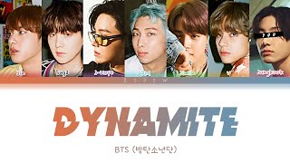 BTS || Dynamite but you are Jungkook (Color Coded Lyrics Karaoke)