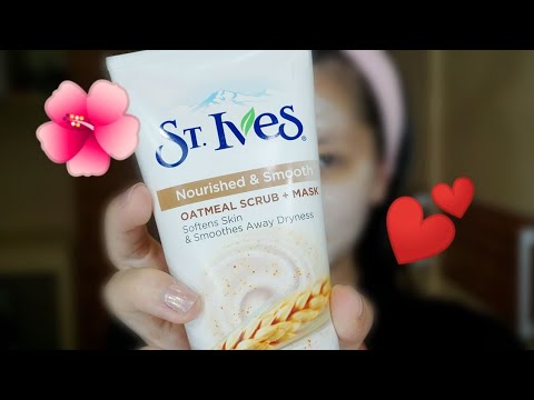 St.Ives Nourished and Smooth Oatmeal Scrub and Mask untuk Kulit Berminyak dan Berjerawat - YouTube