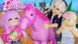 Лошадки В Тайкуне Барби! Roblox Barbie Dreamhouse Tycoon