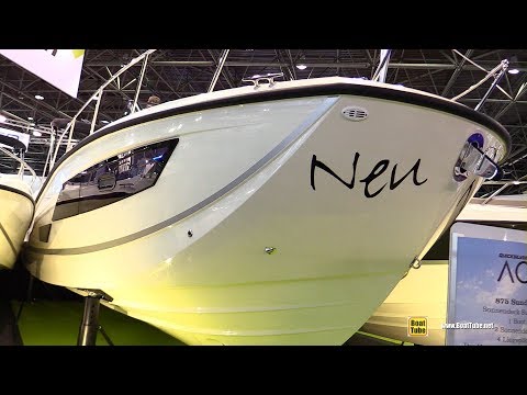 2018 Quicksilver Activ 875 Sundeck Motor Boat - Walkaround - 2018 Boot Dusseldorf Boat Show