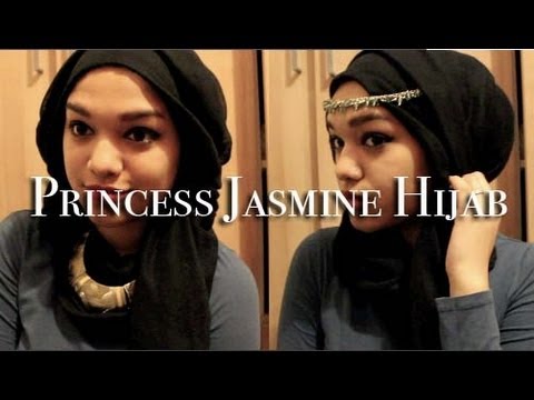 Princess Jasmine Inspired Hijab Tutorial - YouTube