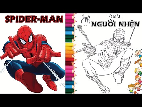Tô màu Người Nhện 2 - Coloring Spider-Man