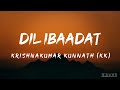 Dil Ibaadat (Lyrics) - Krishnakumar Kunnath